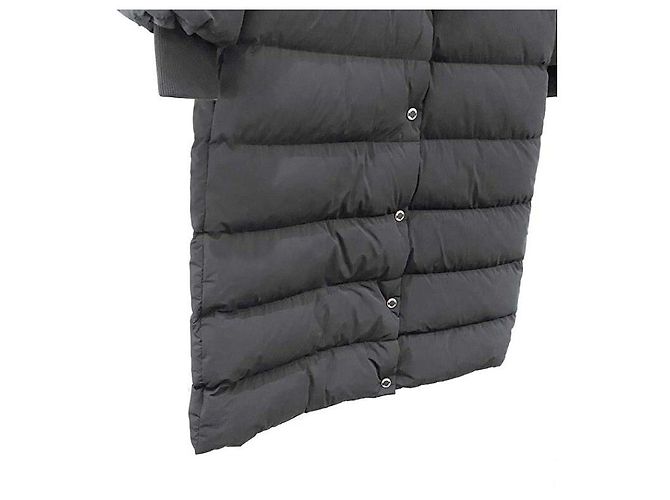 Burberry Abrigo largo acolchado Effingham Negro - vista 4