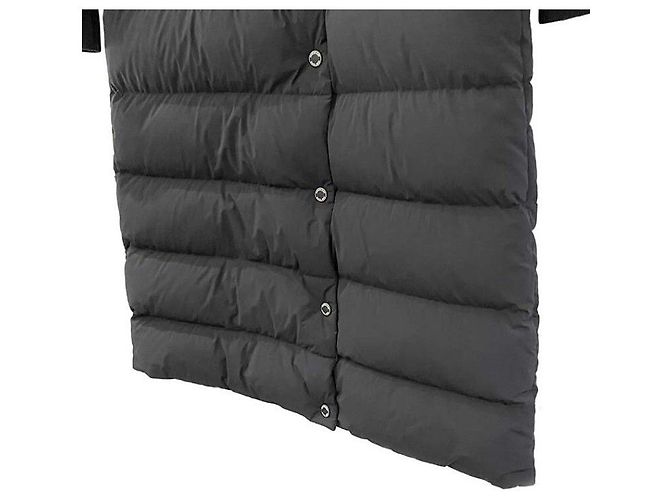 Burberry Abrigo largo acolchado Effingham Negro - vista 5