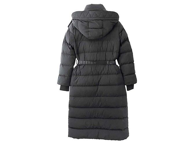 Burberry Abrigo largo acolchado Effingham Negro - vista 6