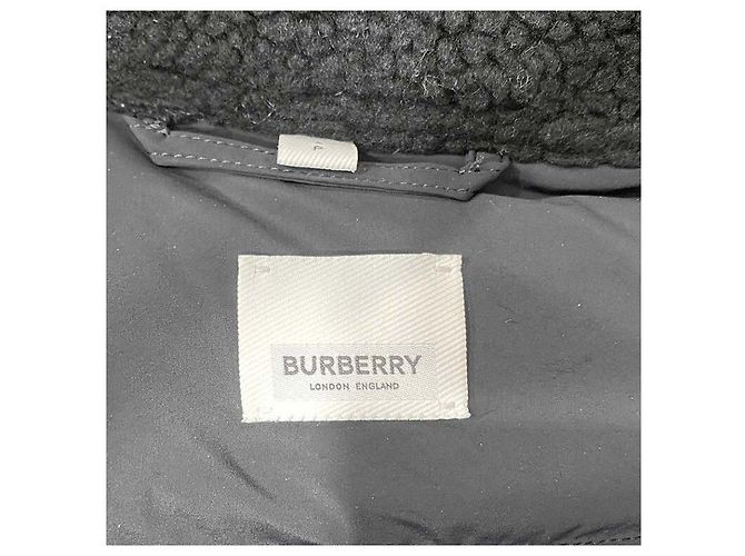 Burberry Abrigo largo acolchado Effingham Negro - vista 7