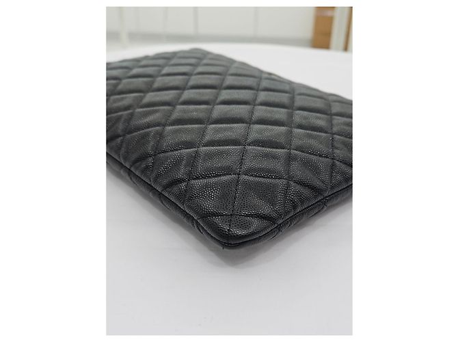 Chanel Bolso de mano Caviar Medium Gold Series Negro - vista 18