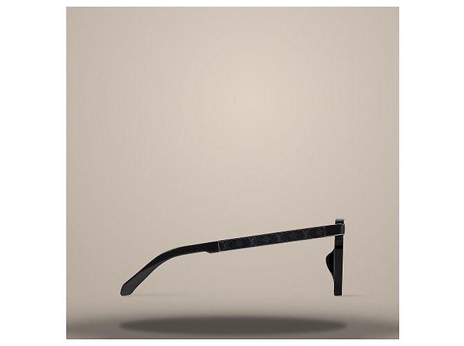 Louis Vuitton Large Square Sunglasses Black - view 3