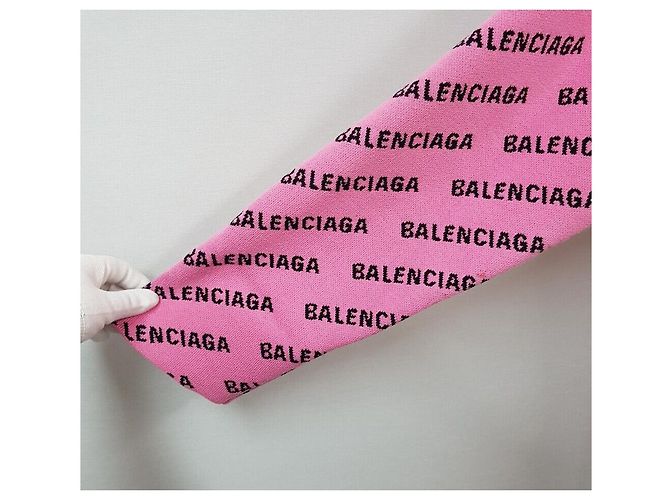 Balenciaga All Over Cardigan Rosa Schwarz Größe - Ansicht 3