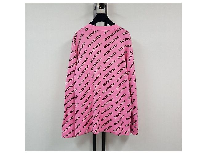 Balenciaga All Over Cardigan Rosa Schwarz Größe - Ansicht 5