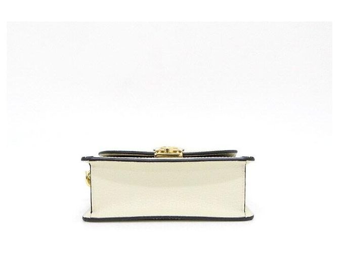 Gucci Borsa a tracolla e crossbody Ophidia GG Mini Chain Bianco - vista 7