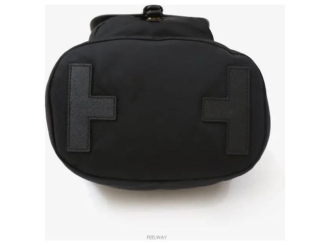 Tory Burch Borsa a secchiello con coulisse a tracolla nera - vista 4