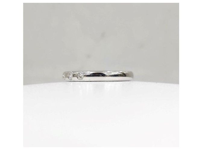 Tiffany & Co Diamant Platin Elsa Peretti Ring Band Größe - Ansicht 2