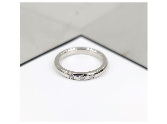 Tiffany & Co Diamant Platin Elsa Peretti Ring Band Größe - Ansicht 4