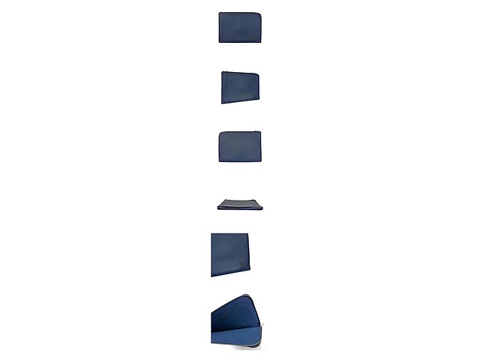 Louis Vuitton Pochette Turenne GM Blu - vista 2
