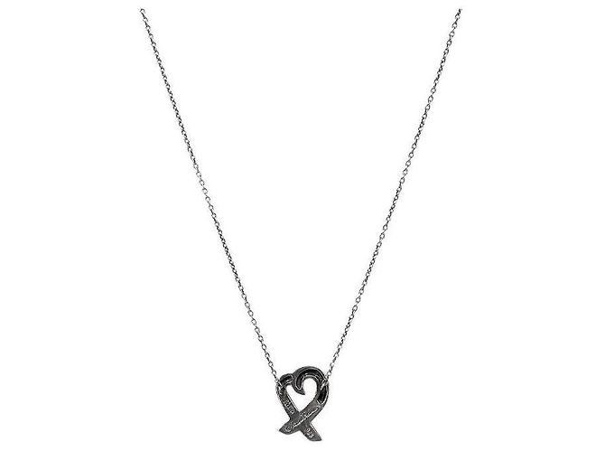 Tiffany & Co Loving Heart Silver Necklace - view 2