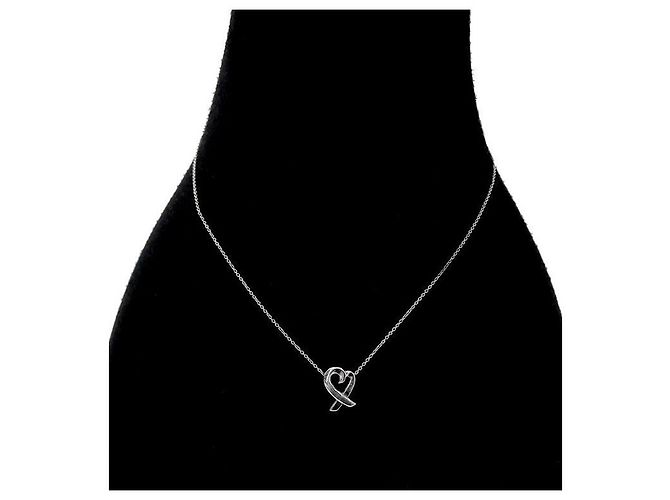 Tiffany & Co Loving Heart Silver Necklace - view 5