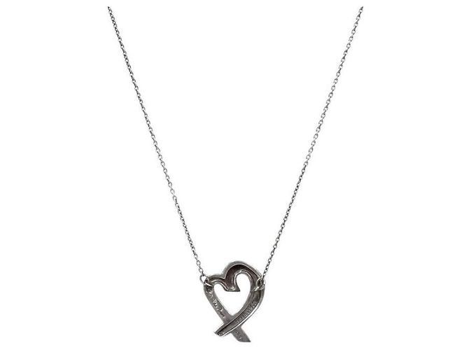 Tiffany & Co Collar de plata Loving Heart - vista 2
