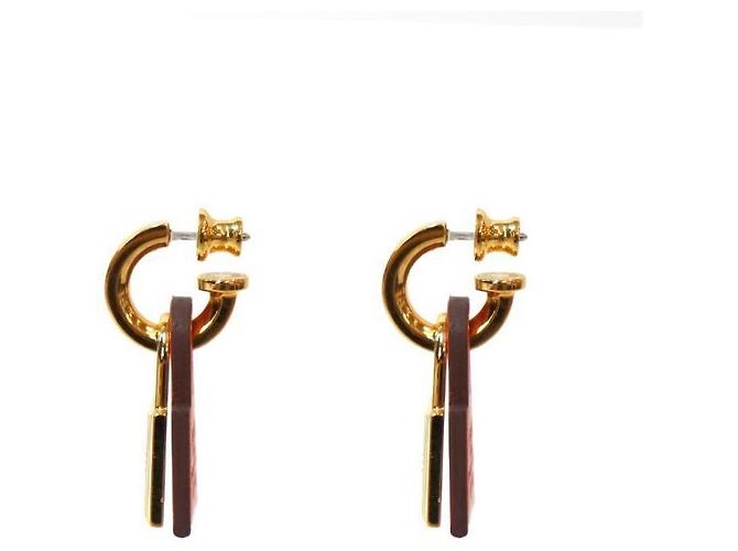 Hermès Okelly Gold Ohrringe Golden - Ansicht 2