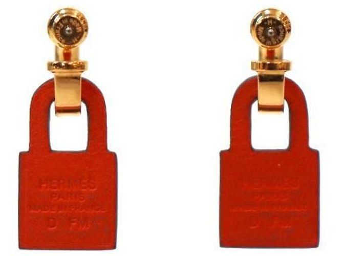 Hermès Okelly Gold Ohrringe Golden - Ansicht 3