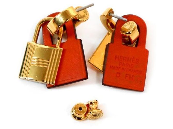 Hermès Okelly Gold Ohrringe Golden - Ansicht 4