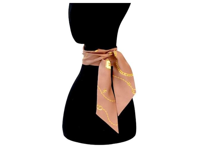 Céline Pañuelo de seda Castaño - vista 5