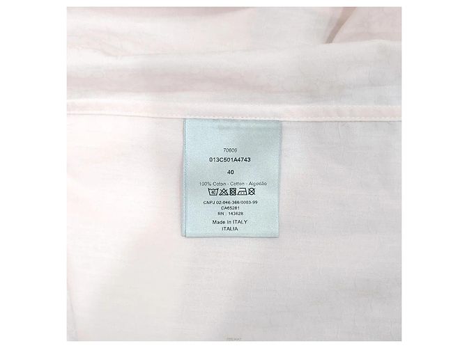 Dior Pink Oblique Jacquard-Hemd - Ansicht 6