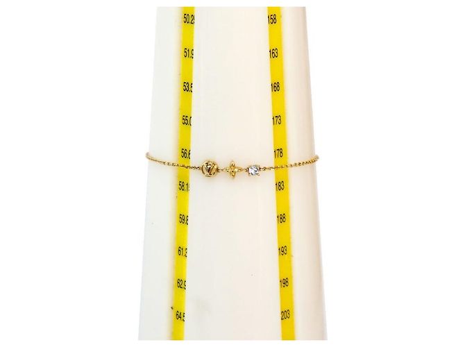 Louis Vuitton Bracciale Petite Louis Gold D'oro - vista 5