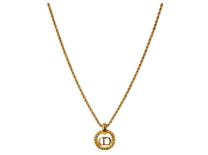 Dior Runde CD Gold Halskette - Ansicht 2