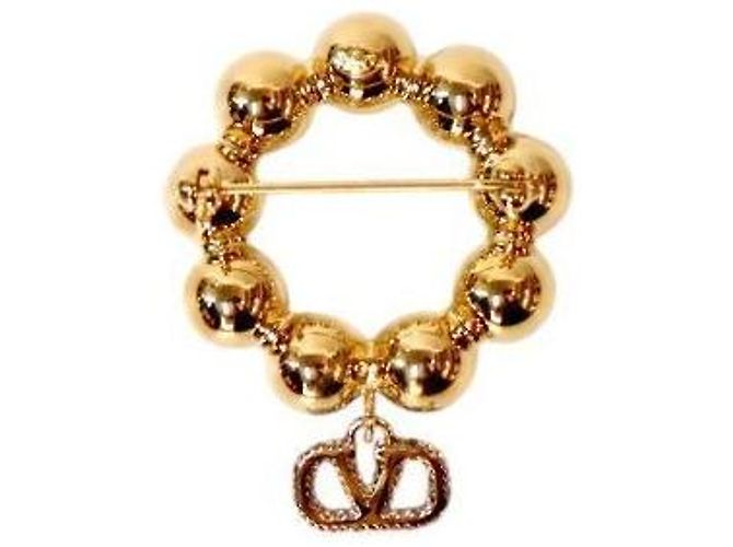 Valentino Spilla Pearl Gold Cubic Garavani - vista 2