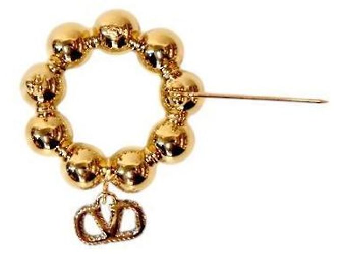 Valentino Spilla Pearl Gold Cubic Garavani - vista 3