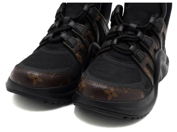 Louis Vuitton Sneakers Archlight con monogramma nero da uomo - vista 5