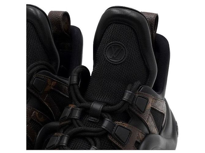 Louis Vuitton Sneakers Archlight con monogramma nero da uomo - vista 6