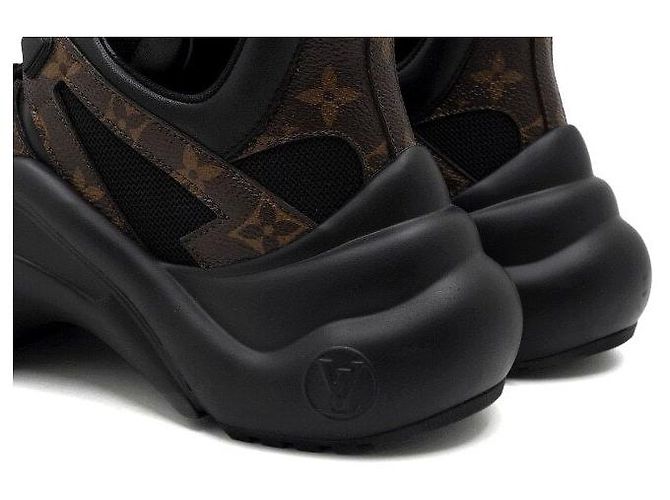 Louis Vuitton Sneakers Archlight con monogramma nero da uomo - vista 8
