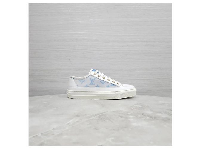 Louis Vuitton Monogram Stella Sneaker Blue Blau - Ansicht 5