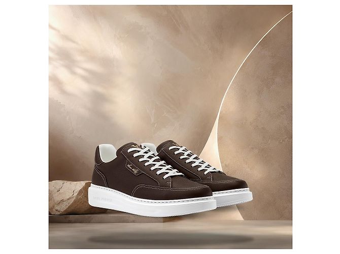 Louis Vuitton Sneaker Beverly Hills Marrone - vista 2