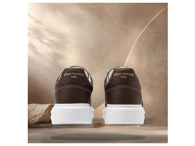 Louis Vuitton Sneaker Beverly Hills Marrone - vista 5