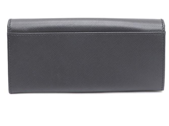 Salvatore Ferragamo Langer Gancini Geldbeutel Silber Schwarz - Ansicht 9