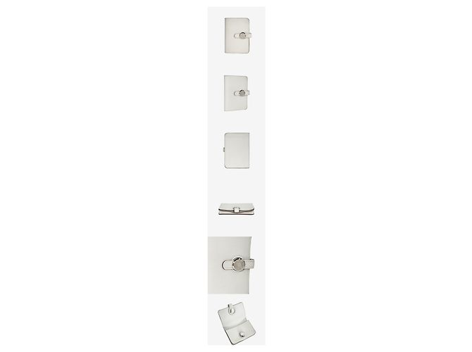 Hermès Tarjetero Dogon Togo Palladium Castaño - vista 2