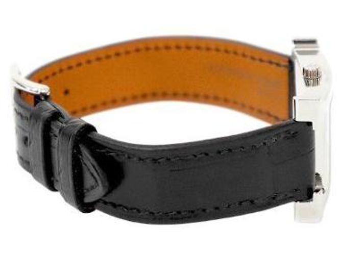 Hermès Quarz-Uhr mit Stundenanzeige Weiß - Ansicht 5