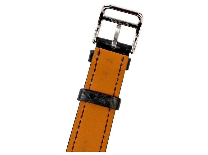 Hermès Quarz-Uhr mit Stundenanzeige Weiß - Ansicht 9