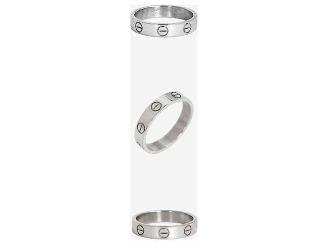 Cartier Love Ring Weißgold Kleine Größe - Ansicht 2