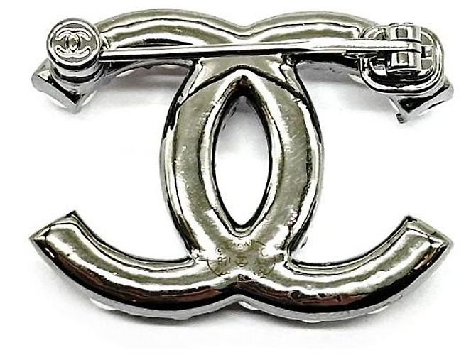 Chanel Spilla con perle e cristallo - vista 6