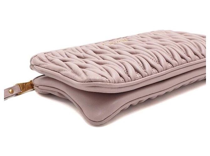 Miu Miu Borsa a Spalla e Borsa a Tracolla in Matelassé Perla Rosa - vista 7