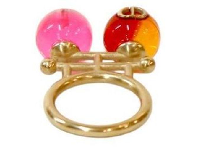 Dior Doppelperlen-Ring Sorbet Gold - Ansicht 4
