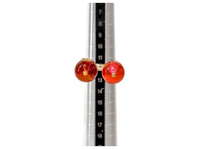 Dior Doppelperlen-Ring Sorbet Gold - Ansicht 6