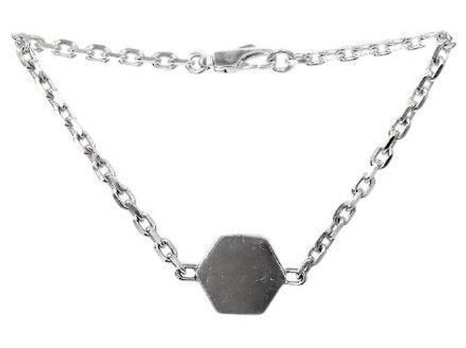 Gucci Bracciale Esagonale in Argento - vista 2