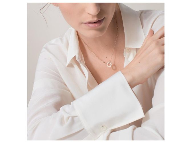 Cartier Collana con pendente LOVE Oro rosa - vista 10