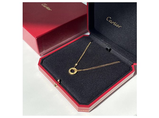 Cartier Collana con pendente LOVE Oro rosa - vista 2