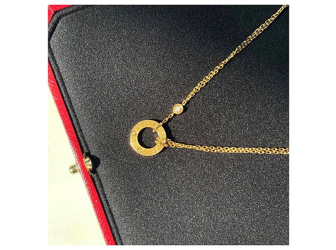 Cartier Collana con pendente LOVE Oro rosa - vista 3