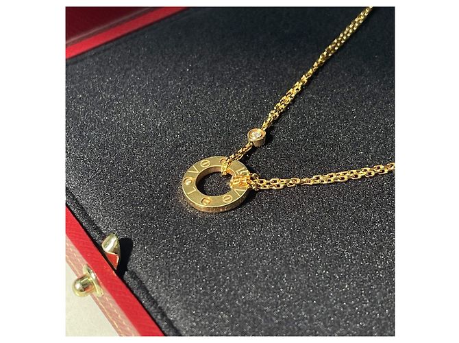 Cartier Collana con pendente LOVE Oro rosa - vista 4