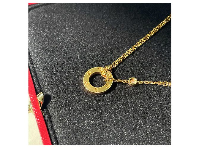 Cartier Collana con pendente LOVE Oro rosa - vista 5