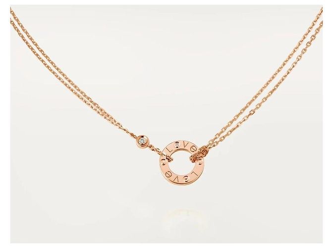 Cartier Collana con pendente LOVE Oro rosa - vista 9