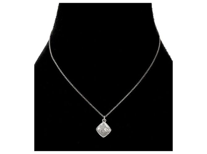 Tiffany & Co Collana quadrata in argento - vista 5