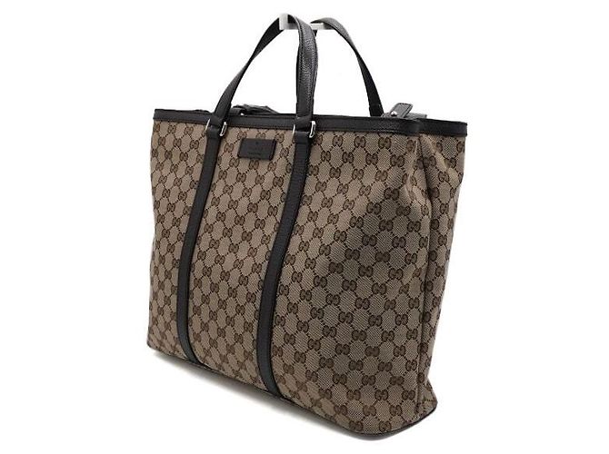 Gucci GG Supreme Canvas Classic Top Handle Tote Bag und Schultertasche Braun - Ansicht 2