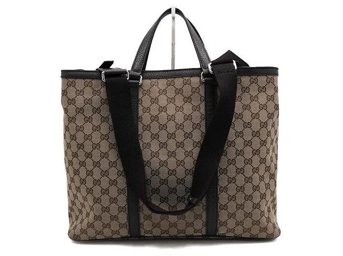 Gucci GG Supreme Canvas Classic Top Handle Tote Bag und Schultertasche Braun - Ansicht 4